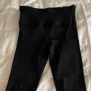 CARBON38 Ribbed black legging Size M